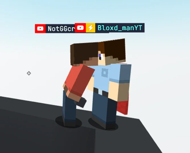 ggcraft and bloxdman having the time of their life